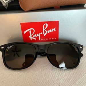 Brand new in box! RAY-BAN new wayfarer, polarized lenses!
